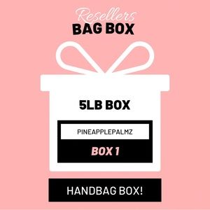 RESELLERS Bag Box Handbags Purses Wallets Random Brands & Sizes Up to 5lbs